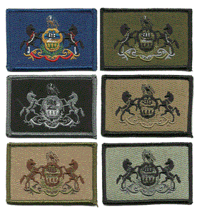 BuckUp Tactical Morale Patch Hook Pennsylvania Harrisburg State Patches 3x2" - BuckUp Tactical
