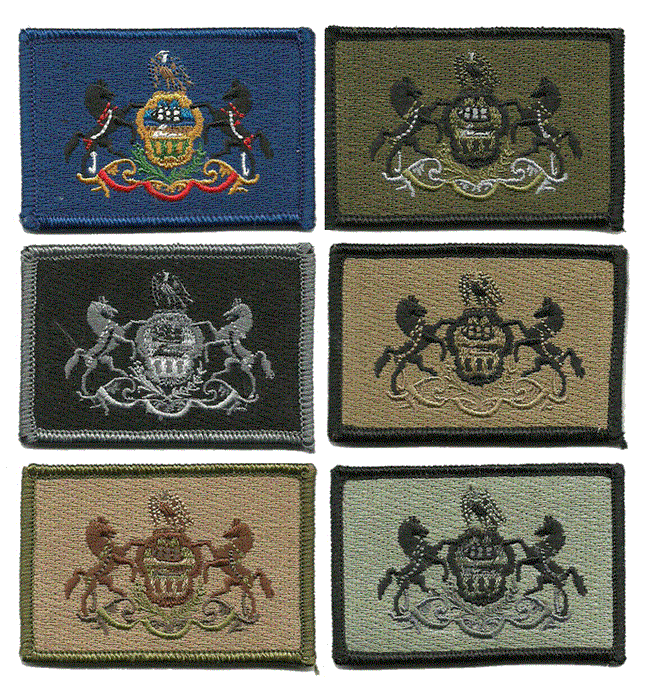 BuckUp Tactical Morale Patch Hook Pennsylvania Harrisburg State Patches 3x2