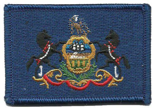 BuckUp Tactical Morale Patch Hook Pennsylvania Harrisburg State Patches 3x2