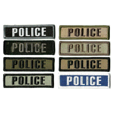 BuckUp Tactical Morale Patch Hook Police PD Officer Morale Patches 3.75x1