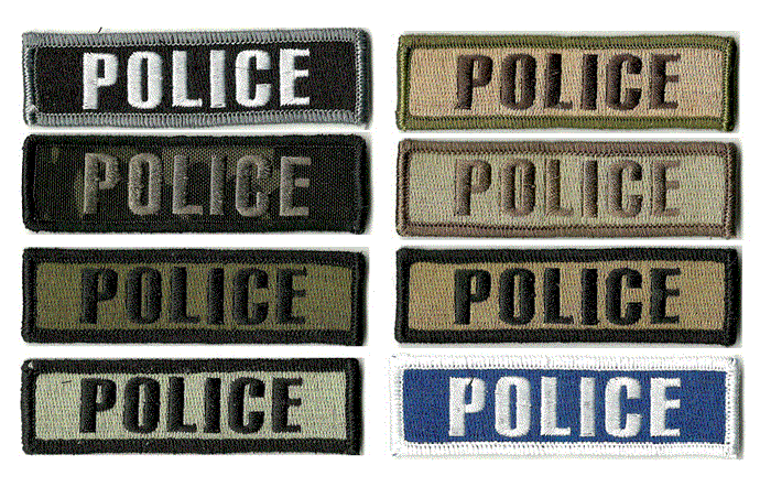 BuckUp Tactical Morale Patch Hook Police PD Officer Morale Patches 3.75x1