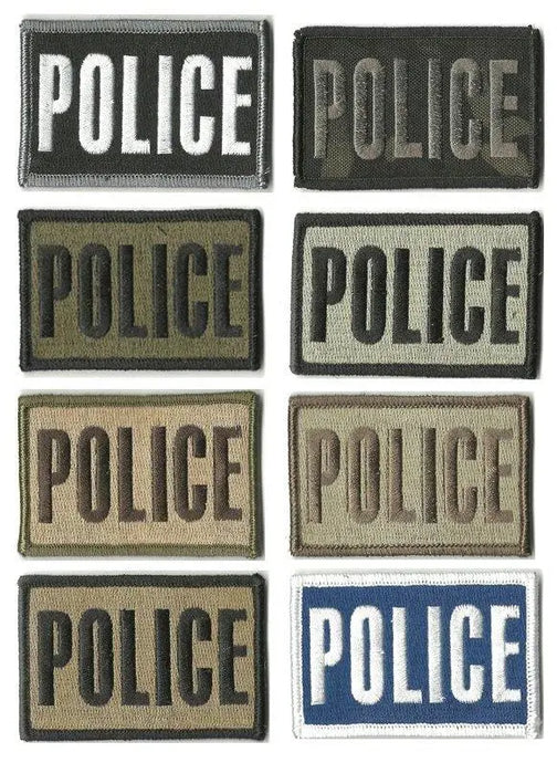 BuckUp Tactical Morale Patch Hook Police PD Officer Patches 3x2