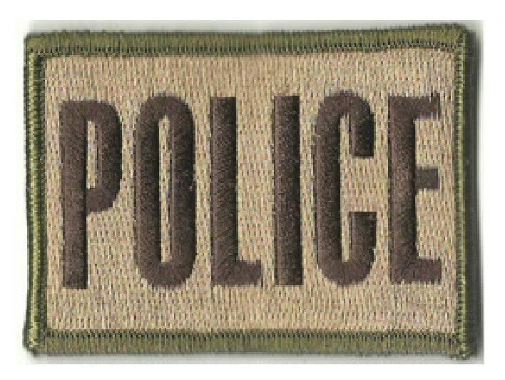 BuckUp Tactical Morale Patch Hook Police PD Officer Patches 3x2