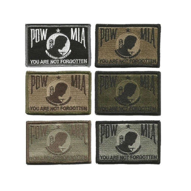 BuckUp Tactical Morale Patch Hook POW MIA Prisoner of War Patches 3x2