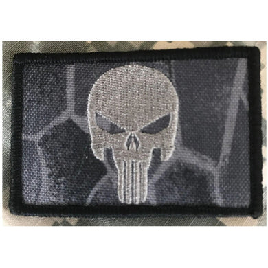 BuckUp Tactical Morale Patch Hook Punisher Kryptek Typhoon Patches 3x2