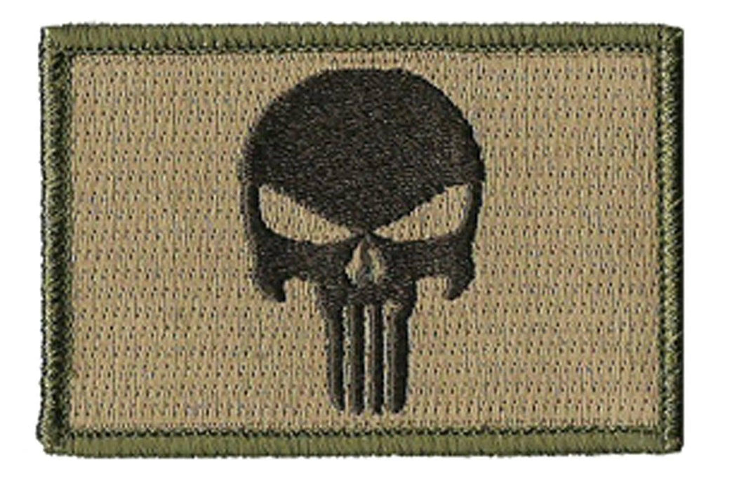 BuckUp Tactical Morale Patch Hook Punisher Patches 3x2