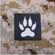 BuckUp Tactical Morale Patch Hook PVC K9 Paw K-9 PD Cop Dog Handeler Patches 2" - BuckUp Tactical