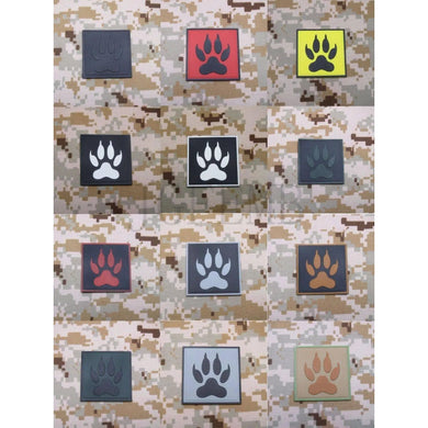 BuckUp Tactical Morale Patch Hook PVC K9 Paw K-9 PD Cop Dog Handeler Patches 2