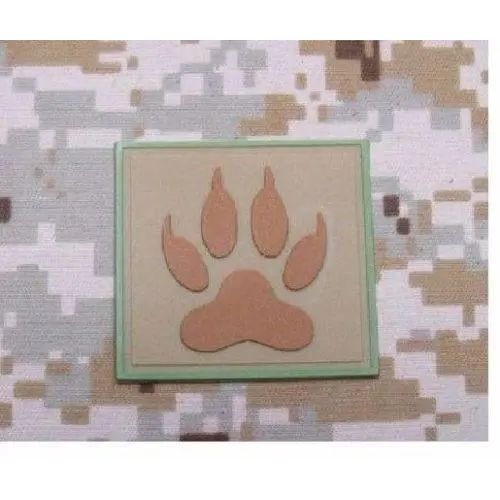 BuckUp Tactical Morale Patch Hook PVC K9 Paw K-9 PD Cop Dog Handeler Patches 2