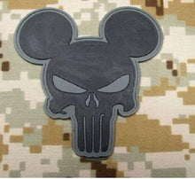 BuckUp Tactical Morale Patch Hook PVC Punisher Mickey Mouse Patches 2.75" - BuckUp Tactical