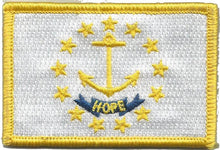BuckUp Tactical Morale Patch Hook Rhode Island State Patches 3x2" - BuckUp Tactical