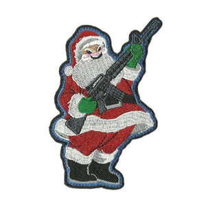 BuckUp Tactical Morale Patch Hook santa rifle 3.5' sized cutout Sized morale funny Patch - BuckUp Tactical