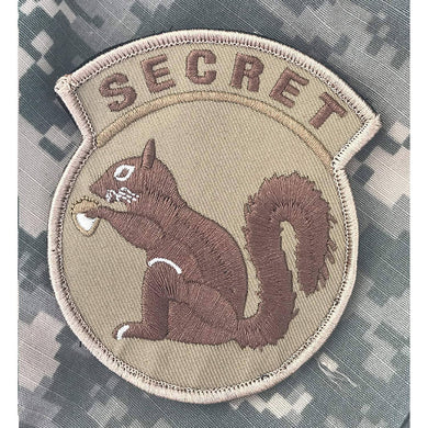 BuckUp Tactical Morale Patch Hook Secret Squirrel Coyote Patches 3