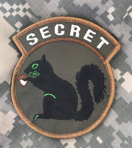 BuckUp Tactical Morale Patch Hook Secret Squirrel Forest Patches 3" - BuckUp Tactical