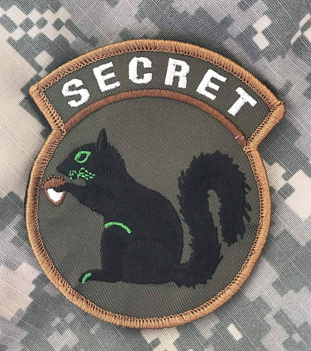 BuckUp Tactical Morale Patch Hook Secret Squirrel Forest Patches 3