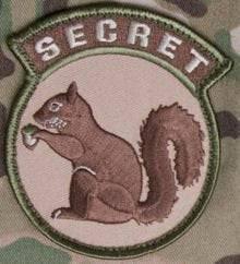 BuckUp Tactical Morale Patch Hook Secret Squirrel Multitan Patches 3" - BuckUp Tactical