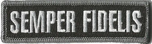 BuckUp Tactical Morale Patch Hook Semper Fidelis Morale Patches 3.75x1".
