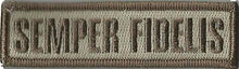 BuckUp Tactical Morale Patch Hook Semper Fidelis Morale Patches 3.75x1".
