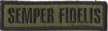 BuckUp Tactical Morale Patch Hook Semper Fidelis Morale Patches 3.75x1".