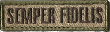 BuckUp Tactical Morale Patch Hook Semper Fidelis Morale Patches 3.75x1" - BuckUp Tactical