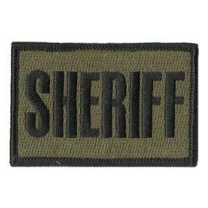 BuckUp Tactical Morale Patch Hook SHERIFF County PD Cop Patches 3x2" - BuckUp Tactical