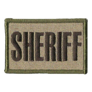 BuckUp Tactical Morale Patch Hook SHERIFF County PD Cop Patches 3x2" - BuckUp Tactical