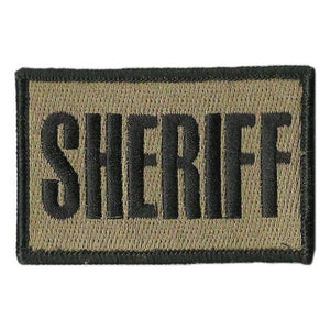 BuckUp Tactical Morale Patch Hook SHERIFF County PD Cop Patches 3x2" - BuckUp Tactical