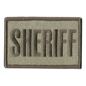BuckUp Tactical Morale Patch Hook SHERIFF County PD Cop Patches 3x2" - BuckUp Tactical