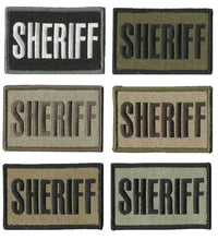 BuckUp Tactical Morale Patch Hook SHERIFF County PD Cop Patches 3x2" - BuckUp Tactical