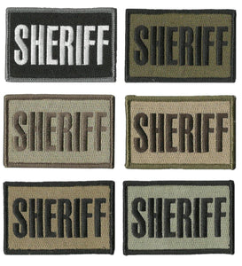 BuckUp Tactical Morale Patch Hook SHERIFF County PD Cop Patches 3x2" - BuckUp Tactical