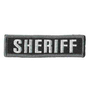 BuckUp Tactical Morale Patch Hook SHERIFF Morale County PD Cop Patches 3 3/4x1" - BuckUp Tactical