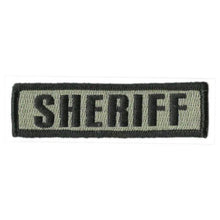 BuckUp Tactical Morale Patch Hook SHERIFF Morale County PD Cop Patches 3 3/4x1" - BuckUp Tactical