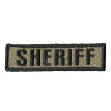 BuckUp Tactical Morale Patch Hook SHERIFF Morale County PD Cop Patches 3 3/4x1" - BuckUp Tactical