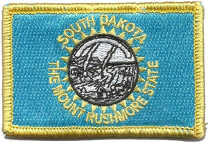 BuckUp Tactical Morale Patch Hook South Dakota Pierre State Patches 3x2" - BuckUp Tactical