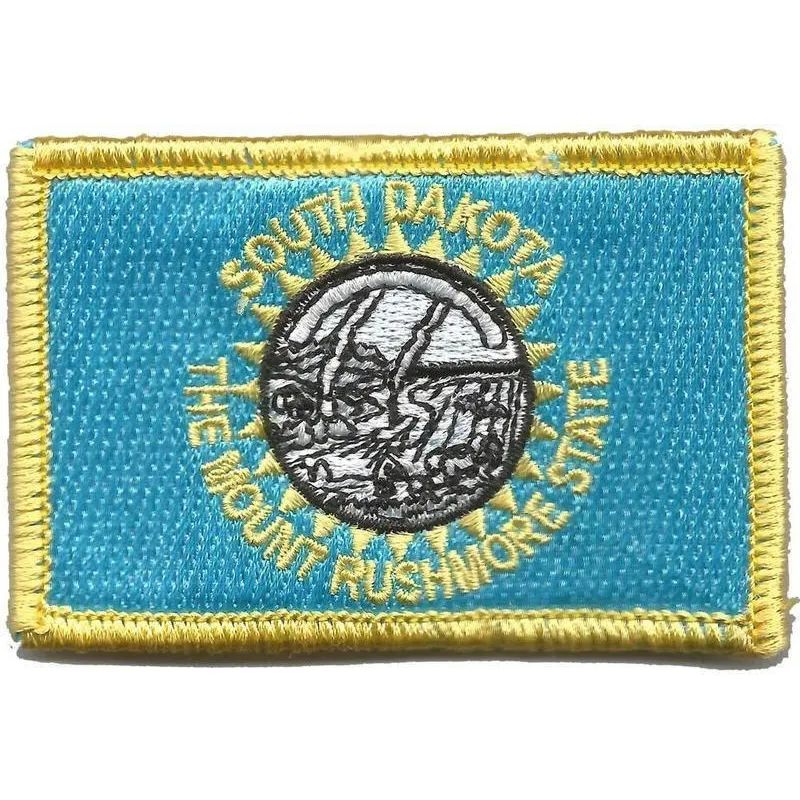 BuckUp Tactical Morale Patch Hook South Dakota Pierre State Patches 3x2