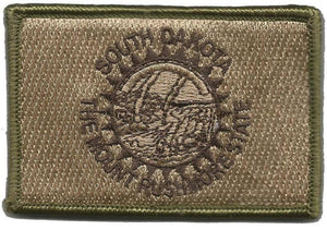 BuckUp Tactical Morale Patch Hook South Dakota Pierre State Patches 3x2" - BuckUp Tactical