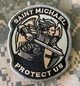 BuckUp Tactical Morale Patch Hook St Michael Saint Michael Patches 3" - BuckUp Tactical