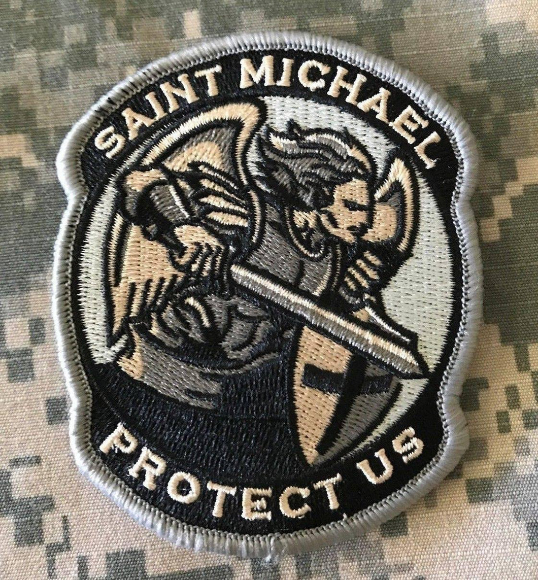 Buy FaithHeart [3 Packs] Saint Michael Modern Morale Patch, Embroidered  Emblem Army Morale Hook & Loop Patch, St. Michael Patches with Velcro-Three  Pcs (Send Gift Box) Online at desertcartBermuda