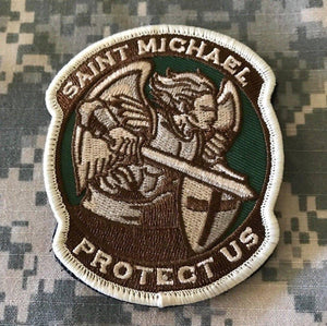 BuckUp Tactical Morale Patch Hook St Michael Saint Michael Patches 3" - BuckUp Tactical