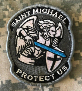 BuckUp Tactical Morale Patch Hook St Michael Saint Michael Patches 3" - BuckUp Tactical