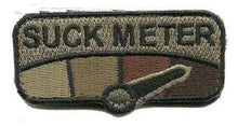 BuckUp Tactical Morale Patch Hook Suck Meter funny Patches 2x1" - BuckUp Tactical