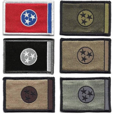 BuckUp Tactical Morale Patch Hook Tennessee Nashville State Patches 3x2