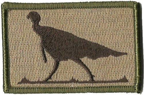 BuckUp Tactical Morale Patch Hook Turkey Wildlife Hunting Patches 3x2