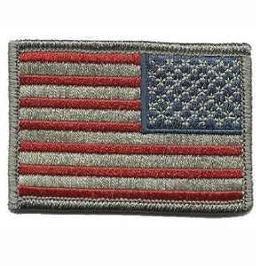 BuckUp Tactical Morale Patch Hook USA US Flag Reversed Facing Patches 3x2" - BuckUp Tactical