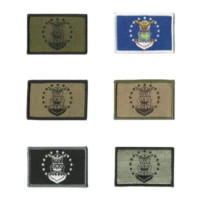 BuckUp Tactical Morale Patch Hook USAF US Airforce U.S.A.F. Seal Patches 3x2".