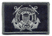 BuckUp Tactical Morale Patch Hook USCG Coast Guard Seal Patches 3x2" - BuckUp Tactical