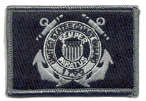 BuckUp Tactical Morale Patch Hook USCG Coast Guard Seal Patches 3x2" - BuckUp Tactical
