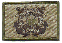 BuckUp Tactical Morale Patch Hook USCG Coast Guard Seal Patches 3x2" - BuckUp Tactical