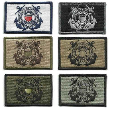 BuckUp Tactical Morale Patch Hook USCG Coast Guard Seal Patches 3x2".