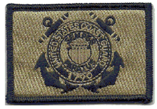 BuckUp Tactical Morale Patch Hook USCG Coast Guard Seal Patches 3x2" - BuckUp Tactical